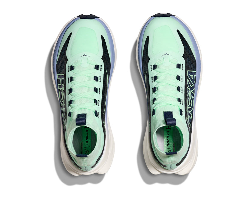 Hoka W TECTON X 3 Mint Fluorite / Varsity Navy