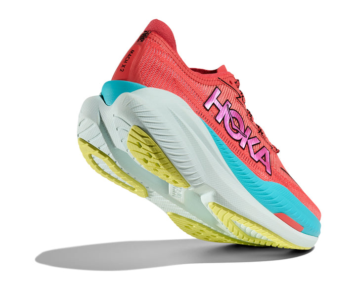 Hoka W MACH X 2 Grapefruit / Electric Coral