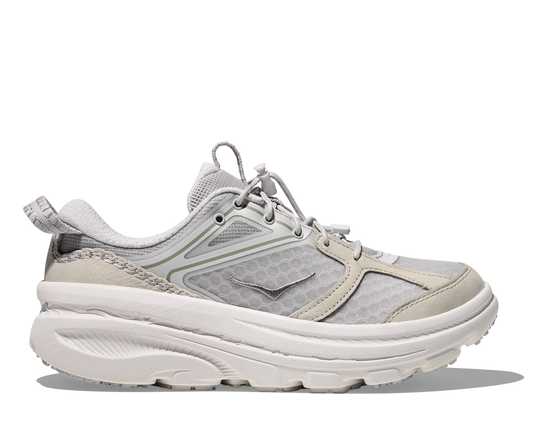 Hoka U BONDI B3 LS Cosmic Grey / White