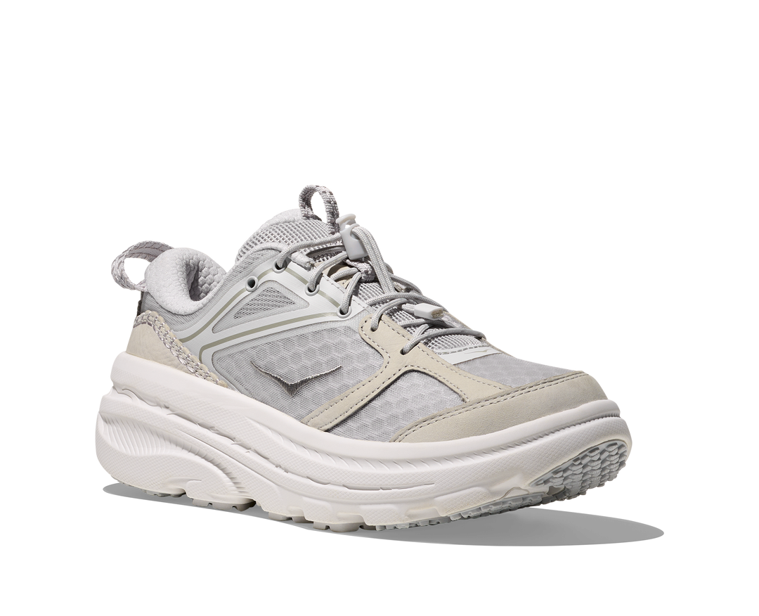 Hoka U BONDI B3 LS Cosmic Grey / White