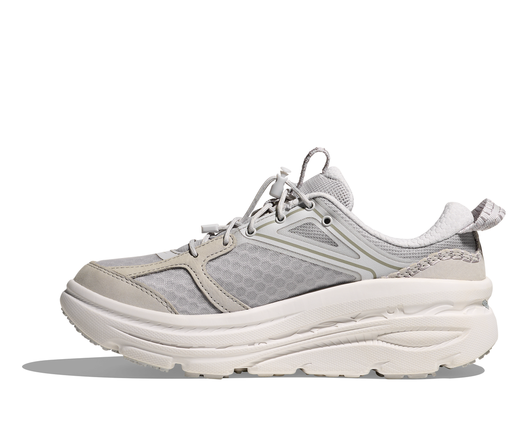 Hoka U BONDI B3 LS Cosmic Grey / White