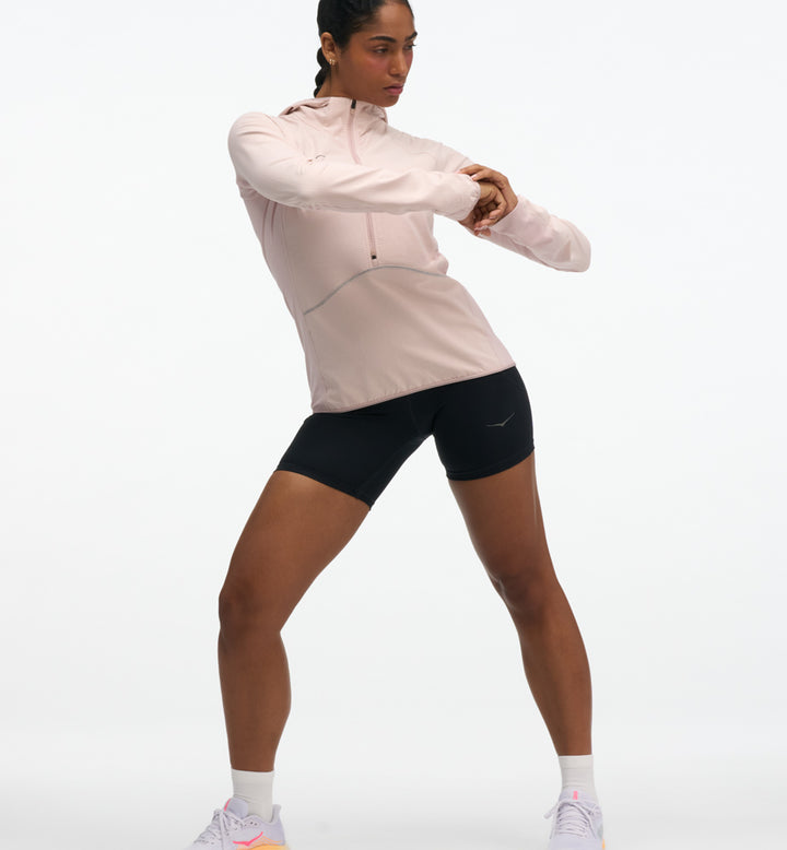 Hoka W SKYGLOW HALF-ZIP Pink Opal