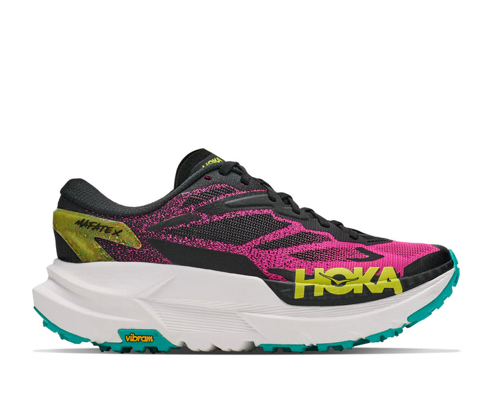 Hoka W MAFATE X Black / Neon Dragonfruit