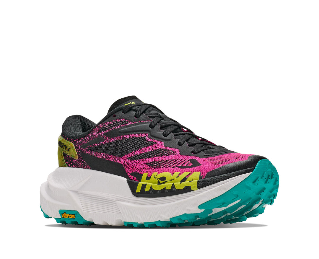 Hoka W MAFATE X Black / Neon Dragonfruit