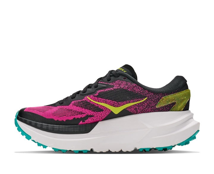 Hoka W MAFATE X Black / Neon Dragonfruit