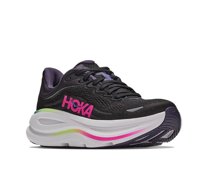 Hoka W BONDI 9 Black / Neon Dragonfruit