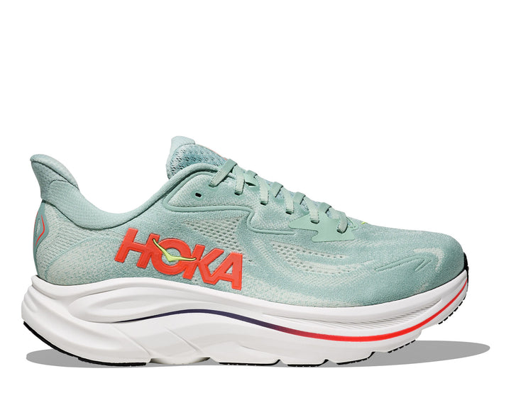 Hoka M CLIFTON 10 Sage / Neon Flame