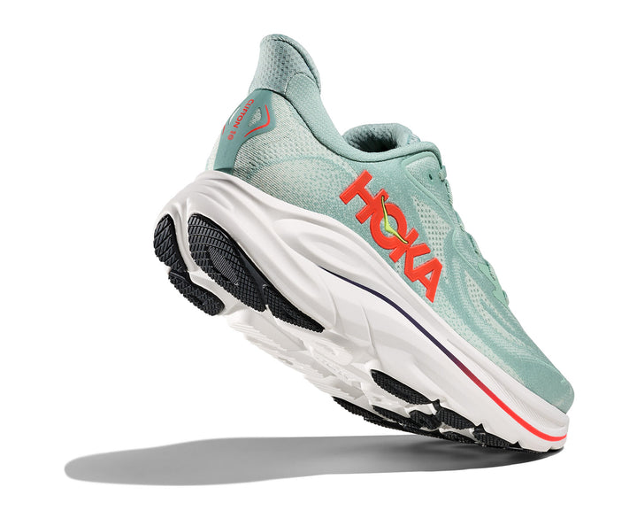 Hoka M CLIFTON 10 WIDE Sage / Neon Flame