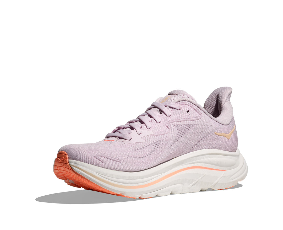Hoka W CLIFTON 10 WIDE Lilac Cream / Tangerine Glow