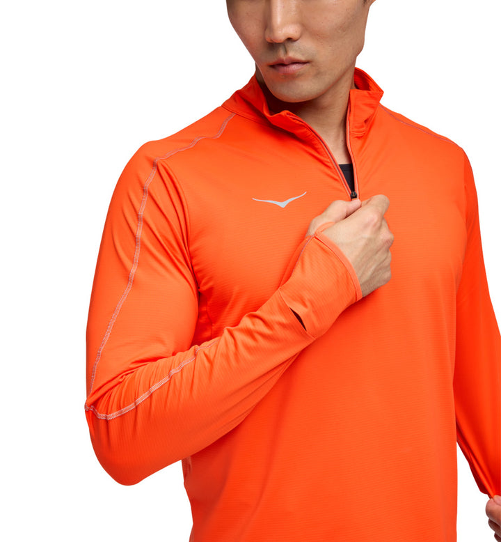 Hoka M GLIDETECH QUARTER ZIP Lava