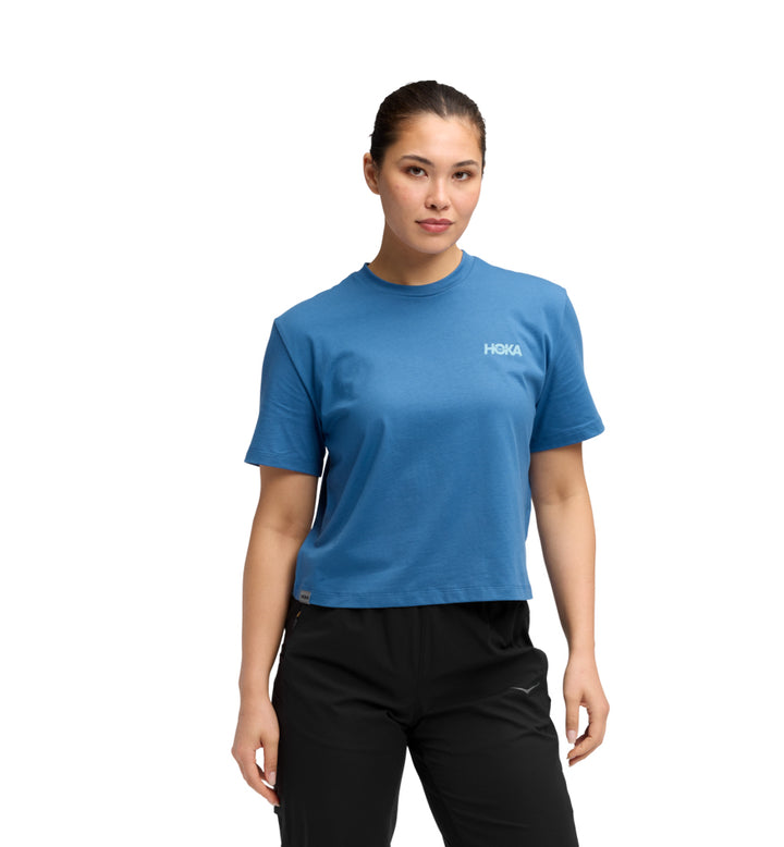 Hoka W HOKA MANIFESTO GPX TEE Foggy Night