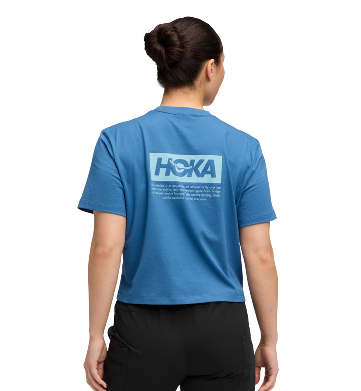 Hoka W HOKA MANIFESTO GPX TEE Foggy Night