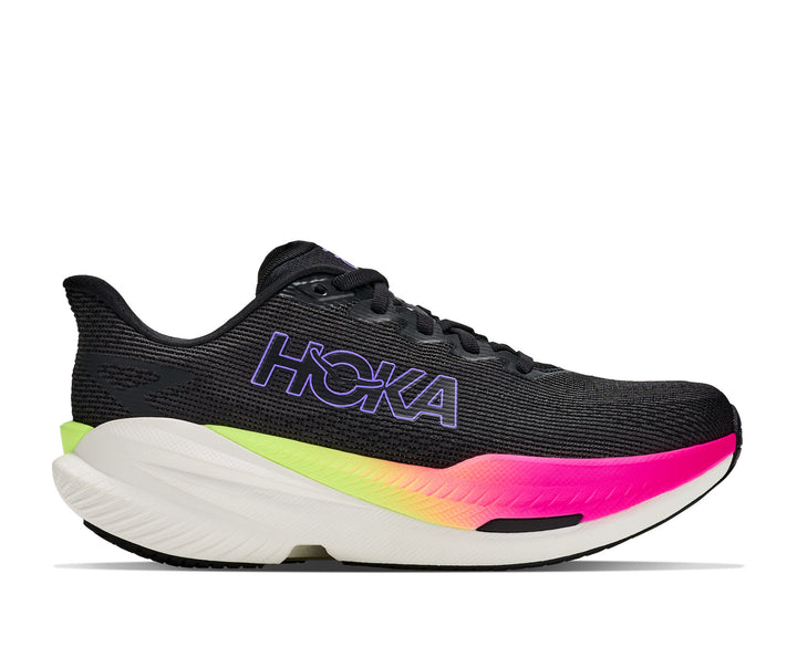 Hoka W MACH X 3 Black / Neon Nebula