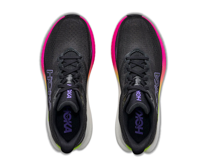 Hoka W MACH X 3 Black / Neon Nebula