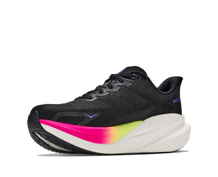 Hoka W MACH X 3 Black / Neon Nebula