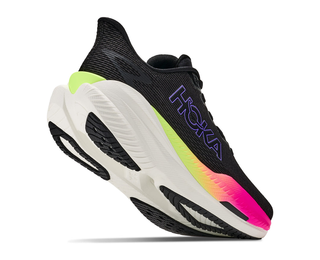 Hoka W MACH X 3 Black / Neon Nebula