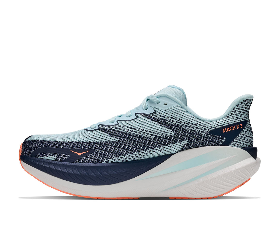 Hoka W MACH X 3 Glimmering Blue / Varsity Navy