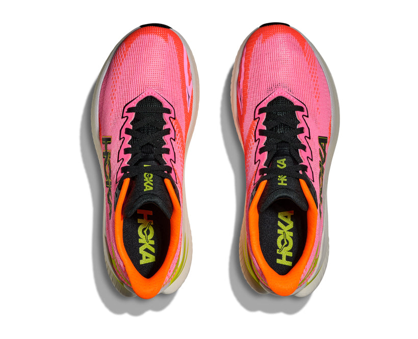Hoka W MACH X 3 Neon Rose / Neon Tangerine