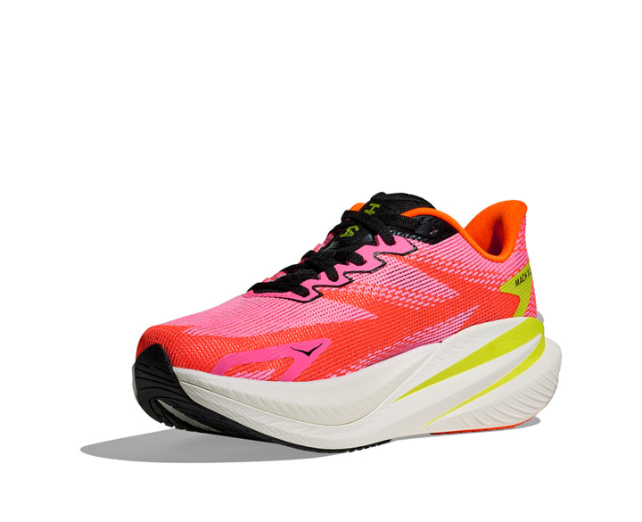 Hoka W MACH X 3 Neon Rose / Neon Tangerine