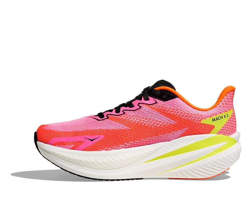 Hoka W MACH X 3 Neon Rose / Neon Tangerine