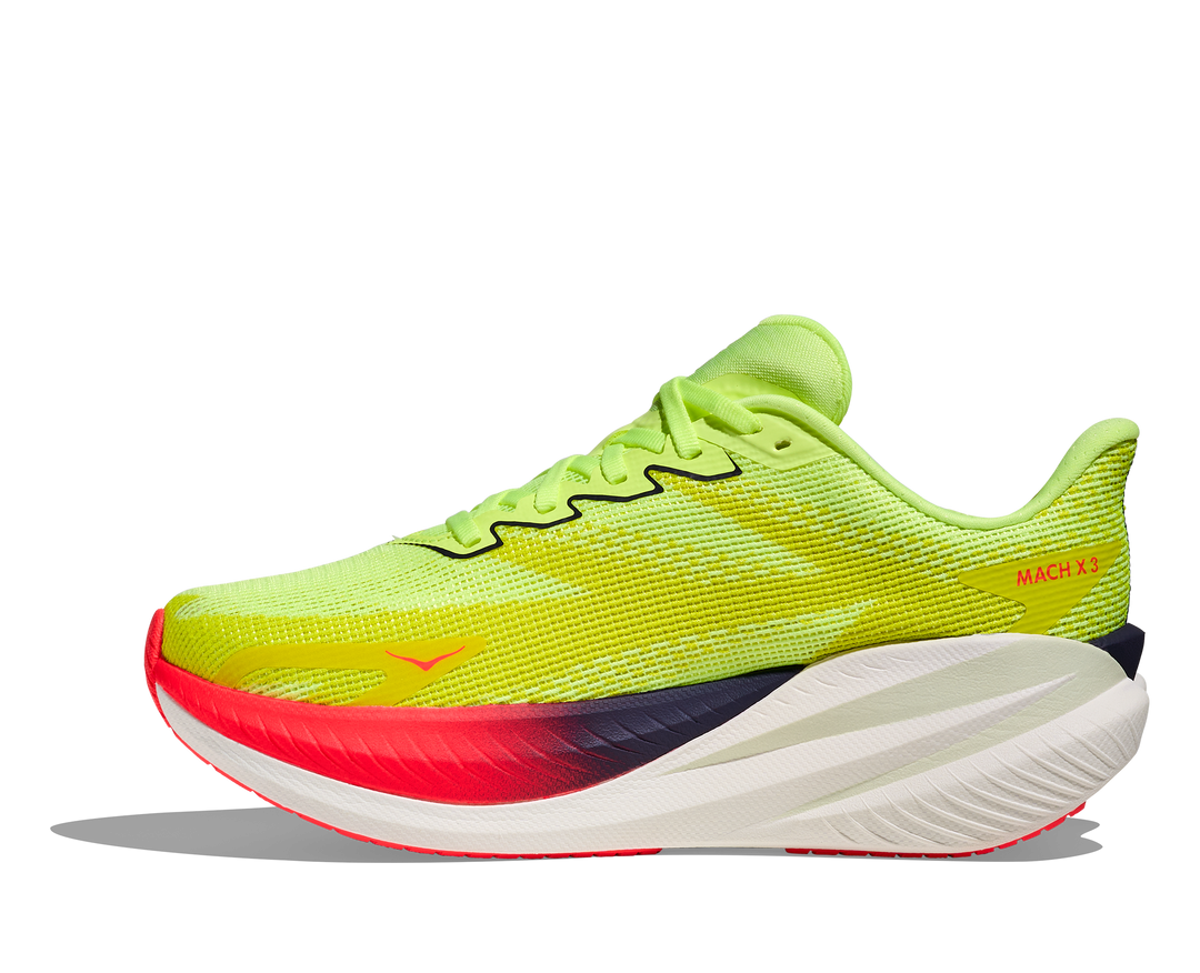 Hoka W MACH X 3 Neon Yuzu / Squid Ink