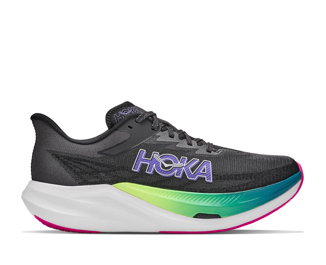Hoka U ROCKET X 3 Black / Neon Nebula