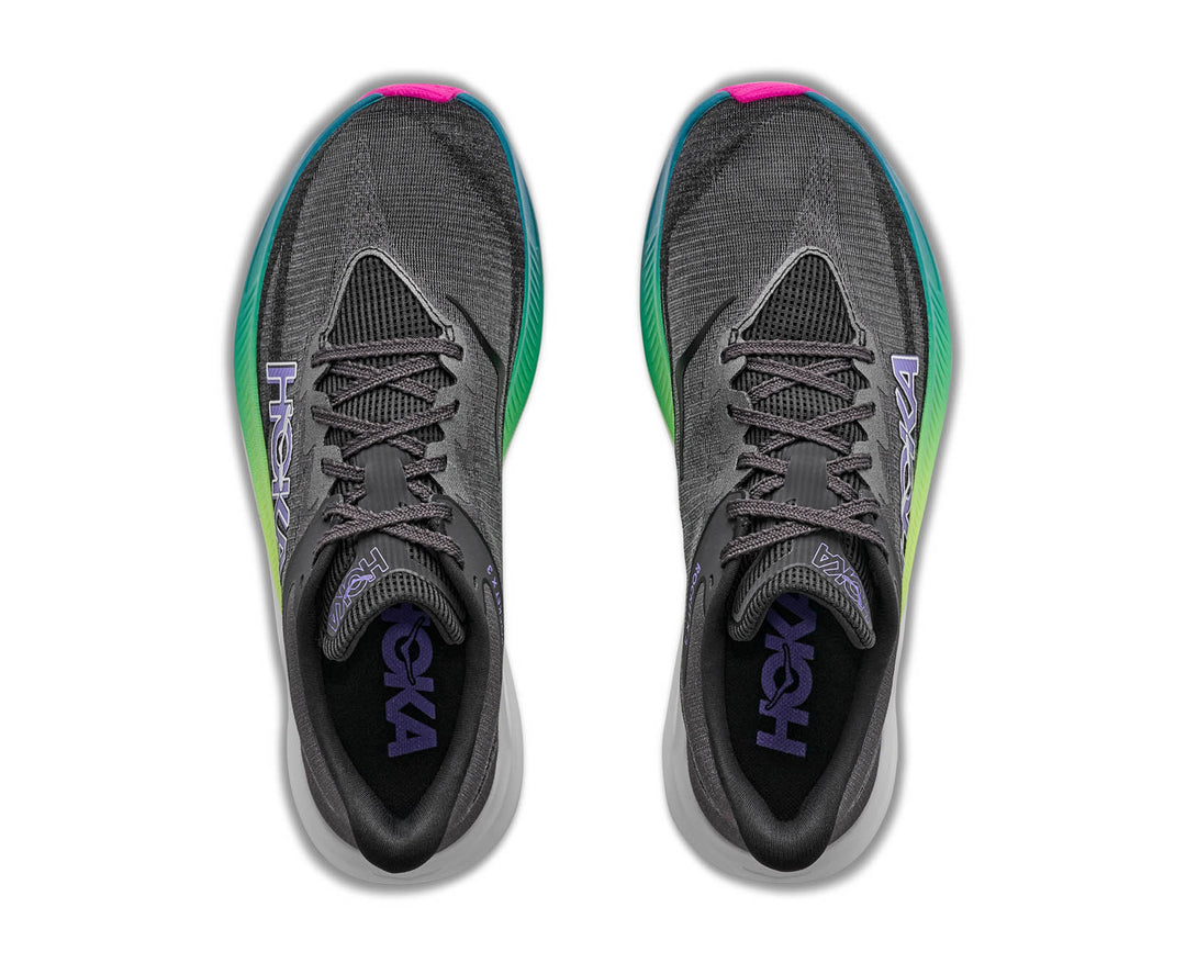 Hoka U ROCKET X 3 Black / Neon Nebula