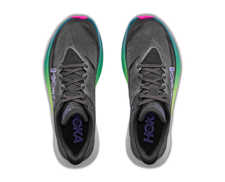 Hoka U ROCKET X 3 Black / Neon Nebula