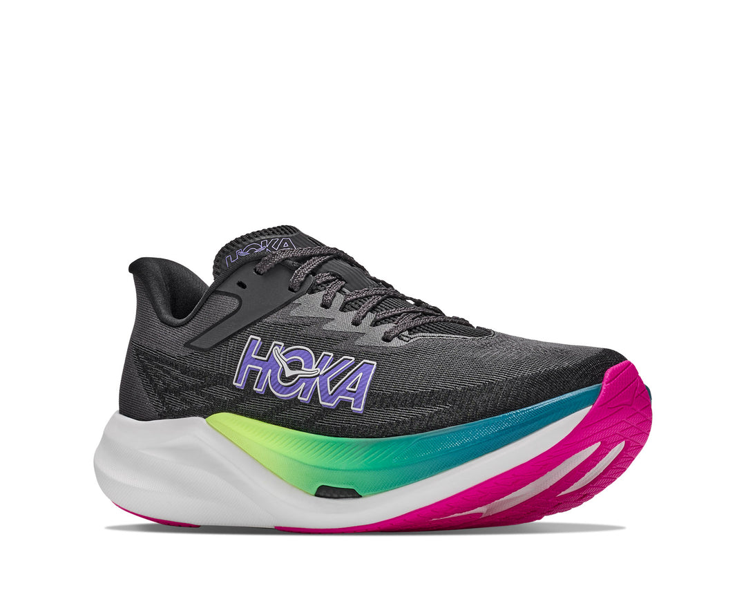 Hoka U ROCKET X 3 Black / Neon Nebula