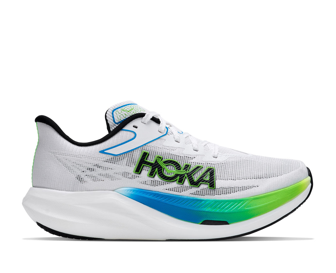 Hoka U ROCKET X 3 Frost / Electric Lime