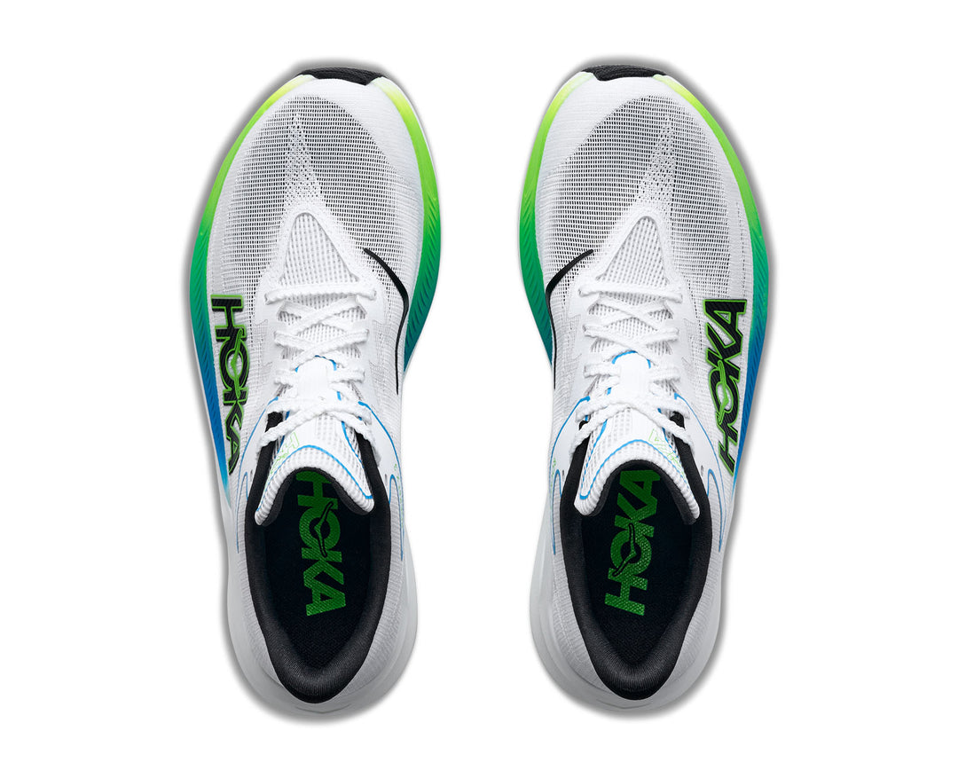 Hoka U ROCKET X 3 Frost / Electric Lime