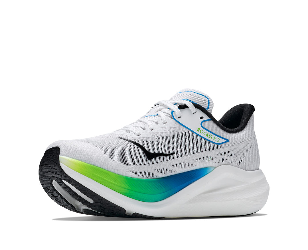 Hoka U ROCKET X 3 Frost / Electric Lime