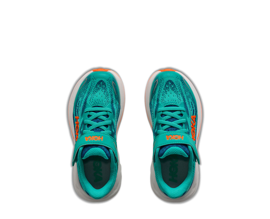 Hoka K CLIFTON 10 KIDS Night Glow Blue / Electric Aqu