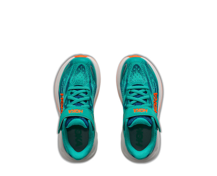 Hoka K CLIFTON 10 KIDS Night Glow Blue / Electric Aqu