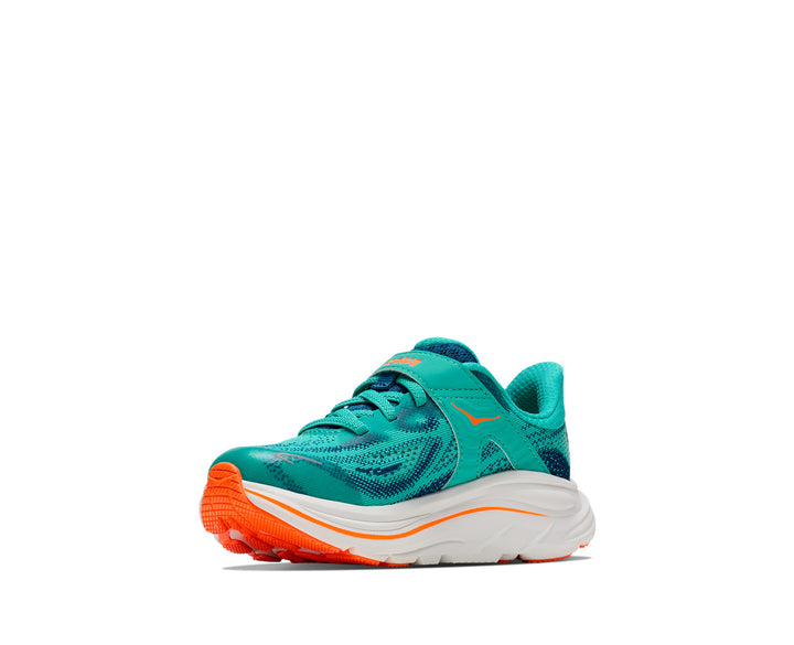 Hoka K CLIFTON 10 KIDS Night Glow Blue / Electric Aqu