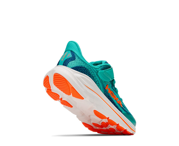 Hoka K CLIFTON 10 KIDS Night Glow Blue / Electric Aqu