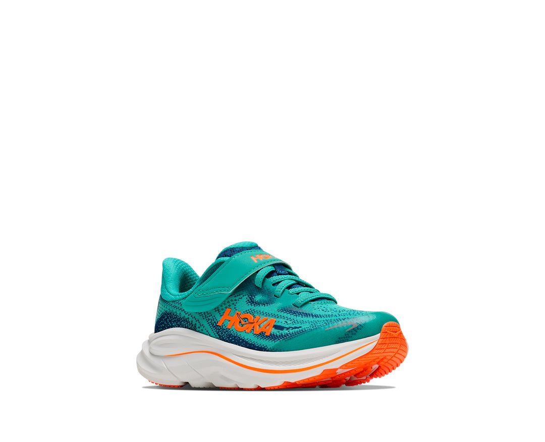 Hoka K CLIFTON 10 KIDS Night Glow Blue / Electric Aqu