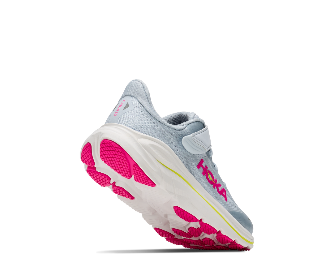 Hoka K CLIFTON 10 KIDS Overcast / Neon Dragonfruit