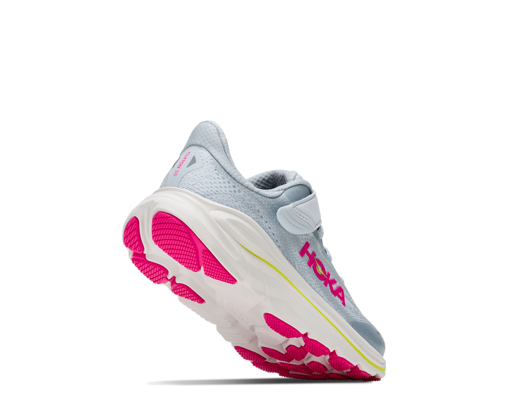 Hoka K CLIFTON 10 KIDS Overcast / Neon Dragonfruit