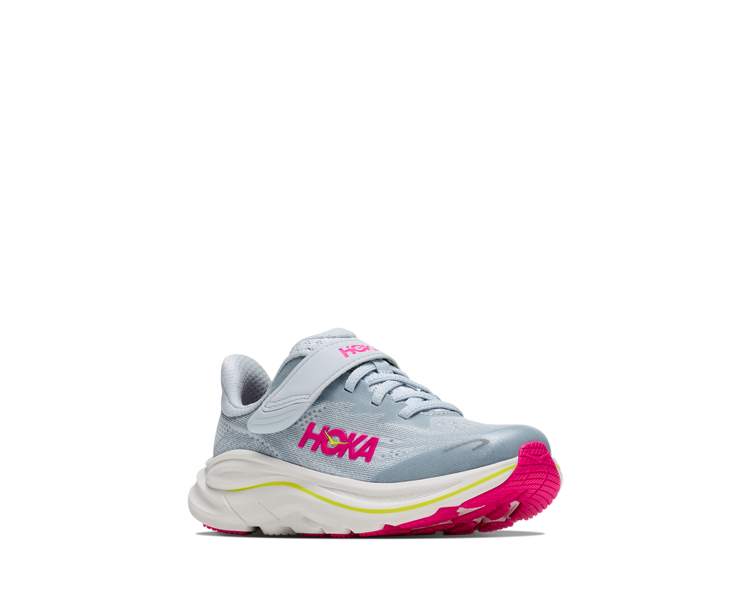 Hoka K CLIFTON 10 KIDS Overcast / Neon Dragonfruit