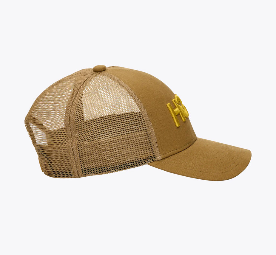 Hoka U HOKA CORE LOGO TRUCKER Mustard Seed