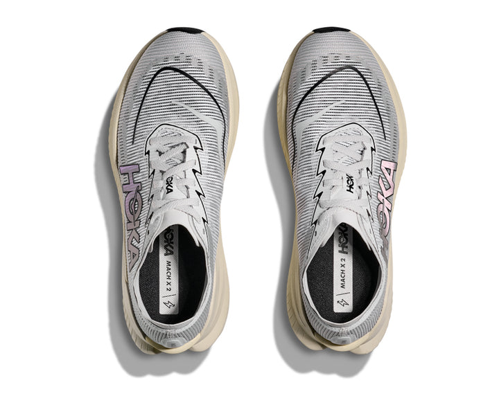 Hoka U MACH X 2 White / Cosmic Grey