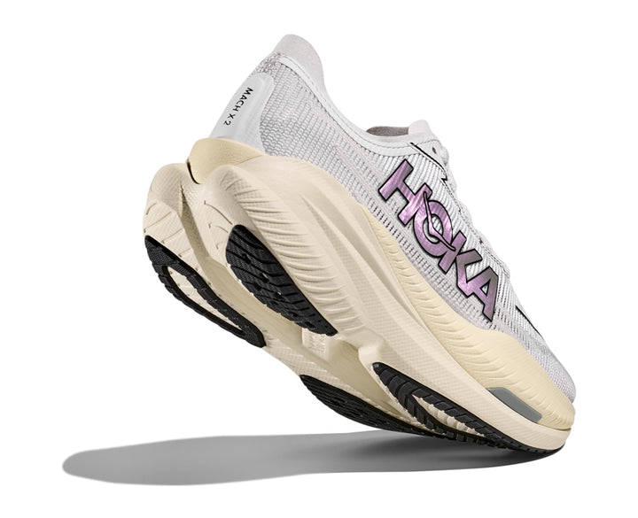 Hoka U MACH X 2 White / Cosmic Grey