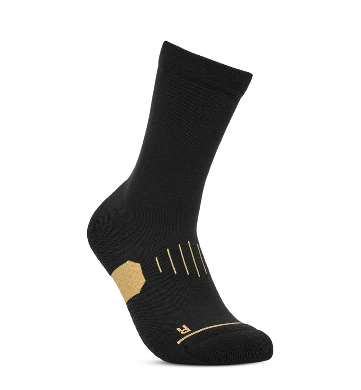 Hoka U GPX CREW RUN SOCK Black / Gold
