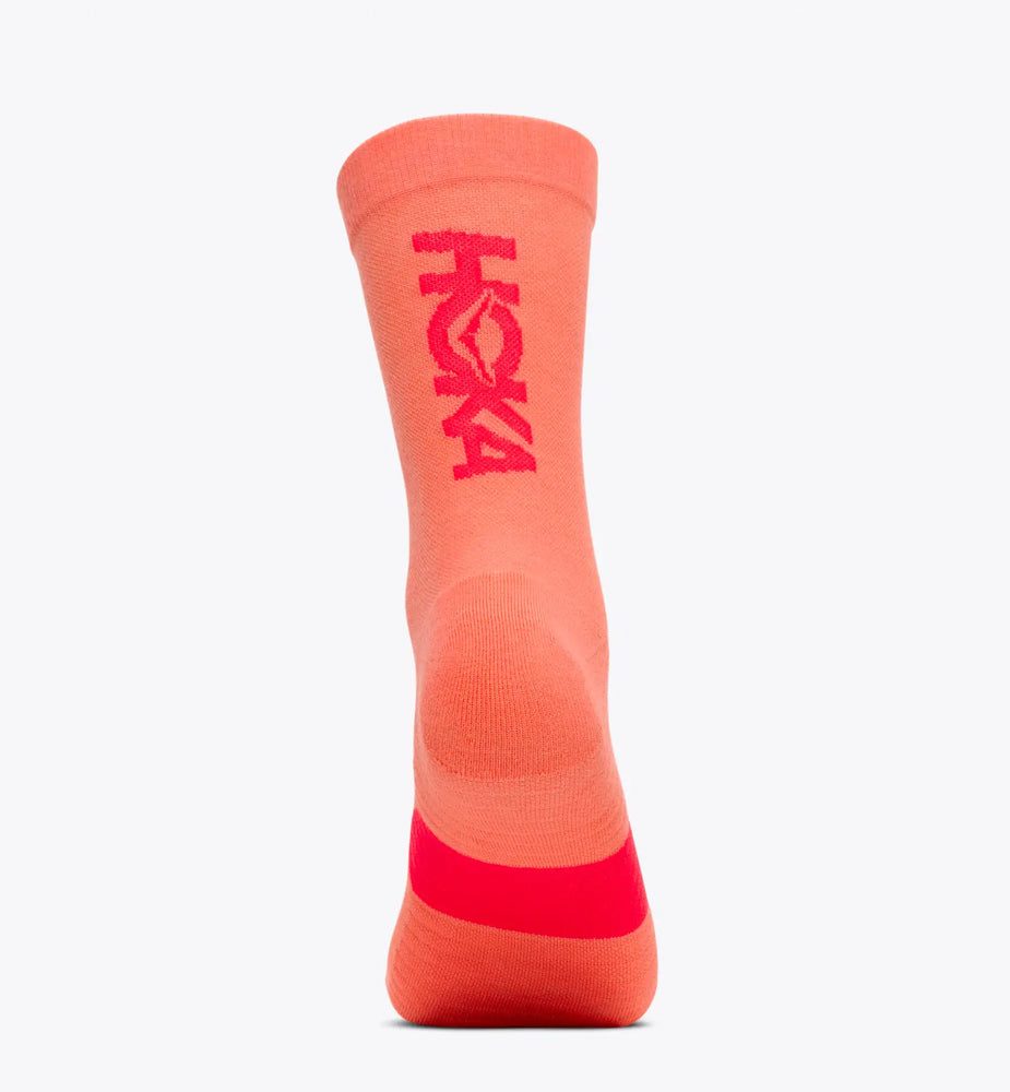 Hoka U GPX CREW RUN SOCK Neon Cantaloupe