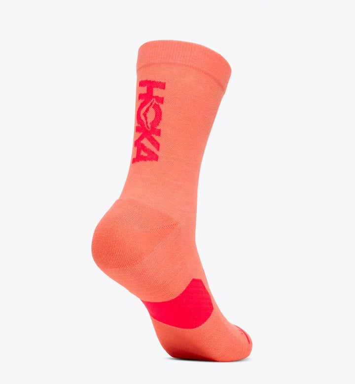 Hoka U GPX CREW RUN SOCK Neon Cantaloupe