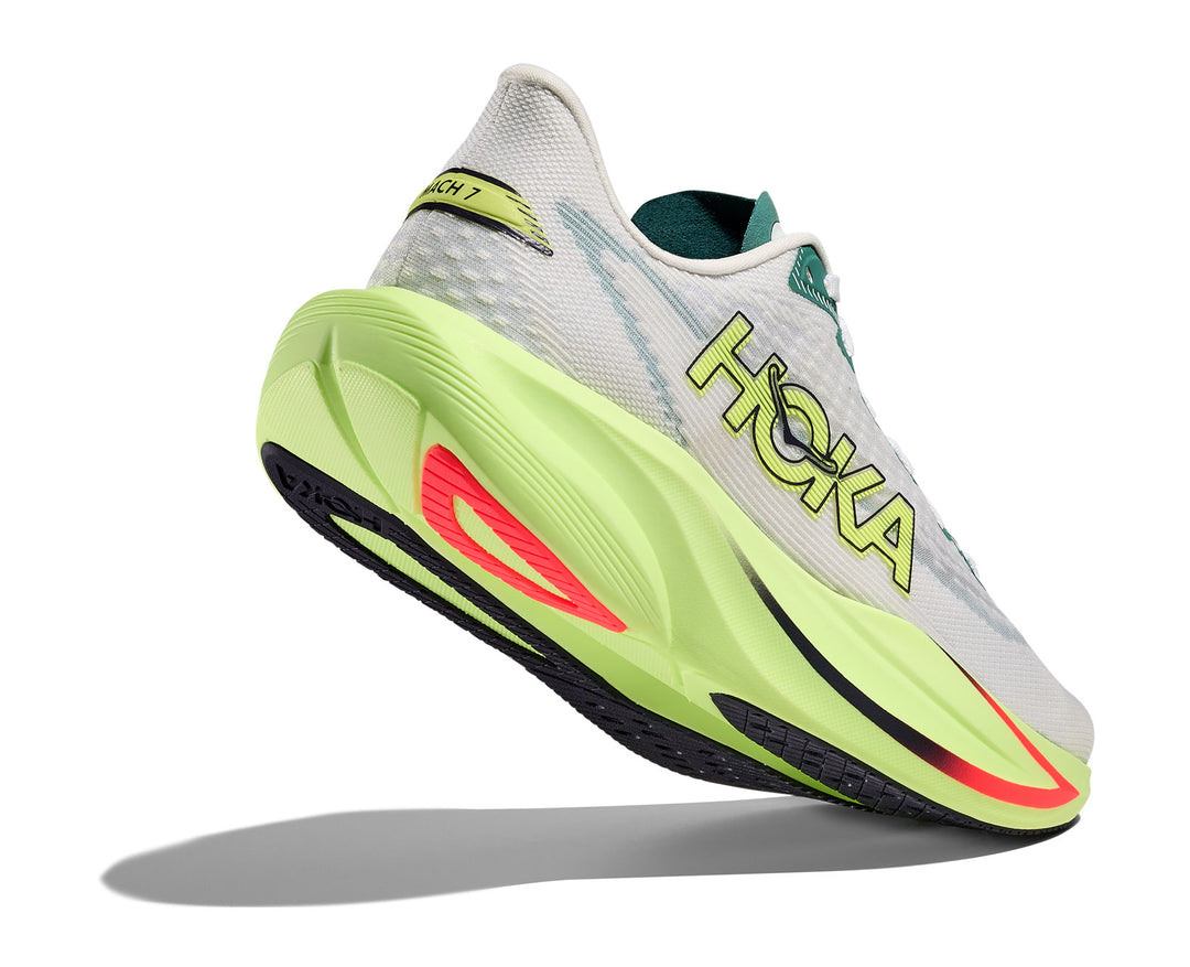 Hoka W MACH 7 Frost / Neon Yuzu