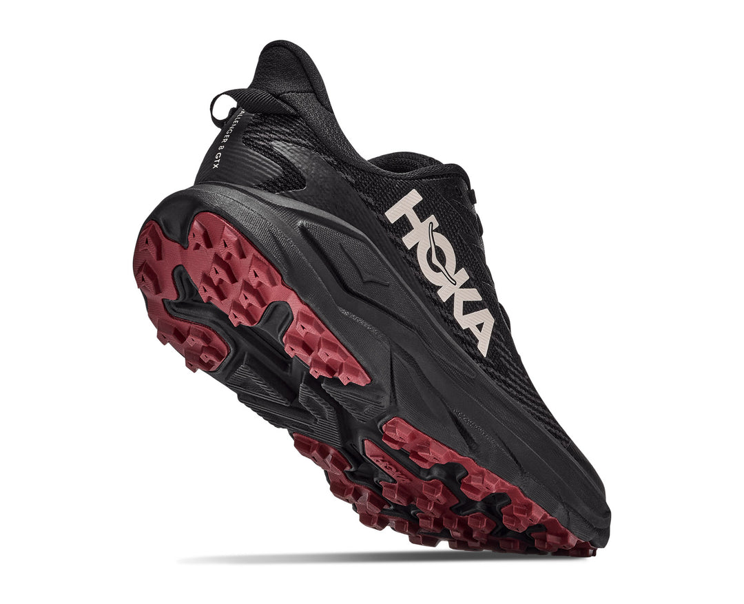 Hoka W CHALLENGER 8 GTX Black / Varsity Burgundy