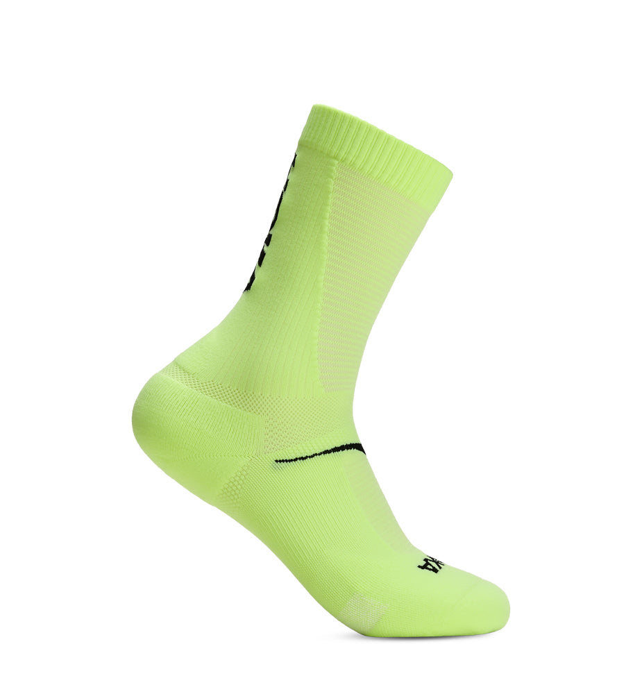 Hoka U RACE DAY CREW SOCK Neon Yuzu