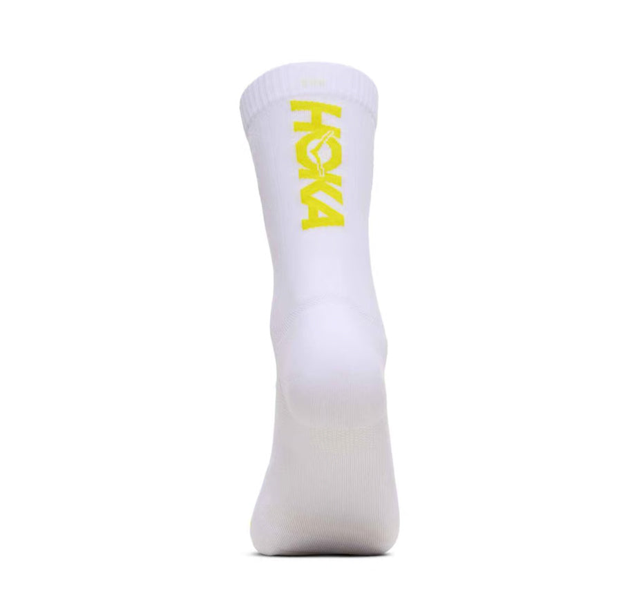 Hoka U RACE DAY CREW SOCK White